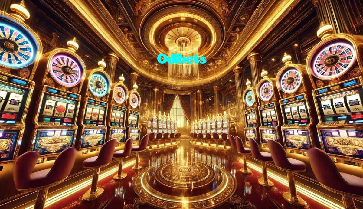 Odibets casino presented on mobile device in Pakistan with slots and live games